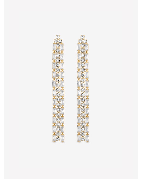 New In - Gold Crystal Earrings