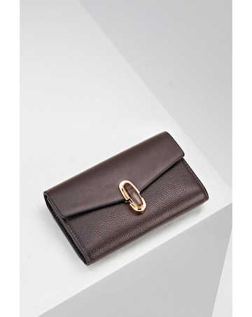 Luella Grey Leontina Chocolate Medium Purse