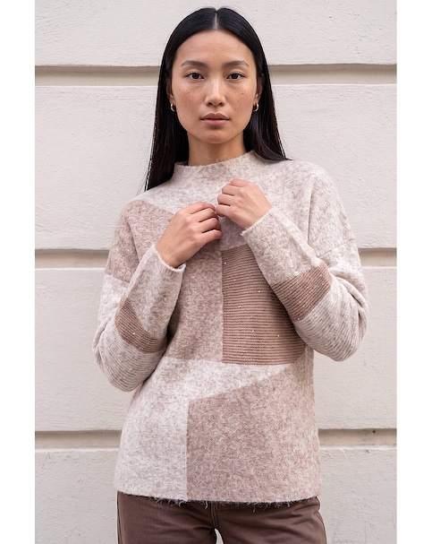 New In - Roman Colour Block Knit Jumper