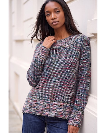 Roman Petite Contrast Knitted Jumper