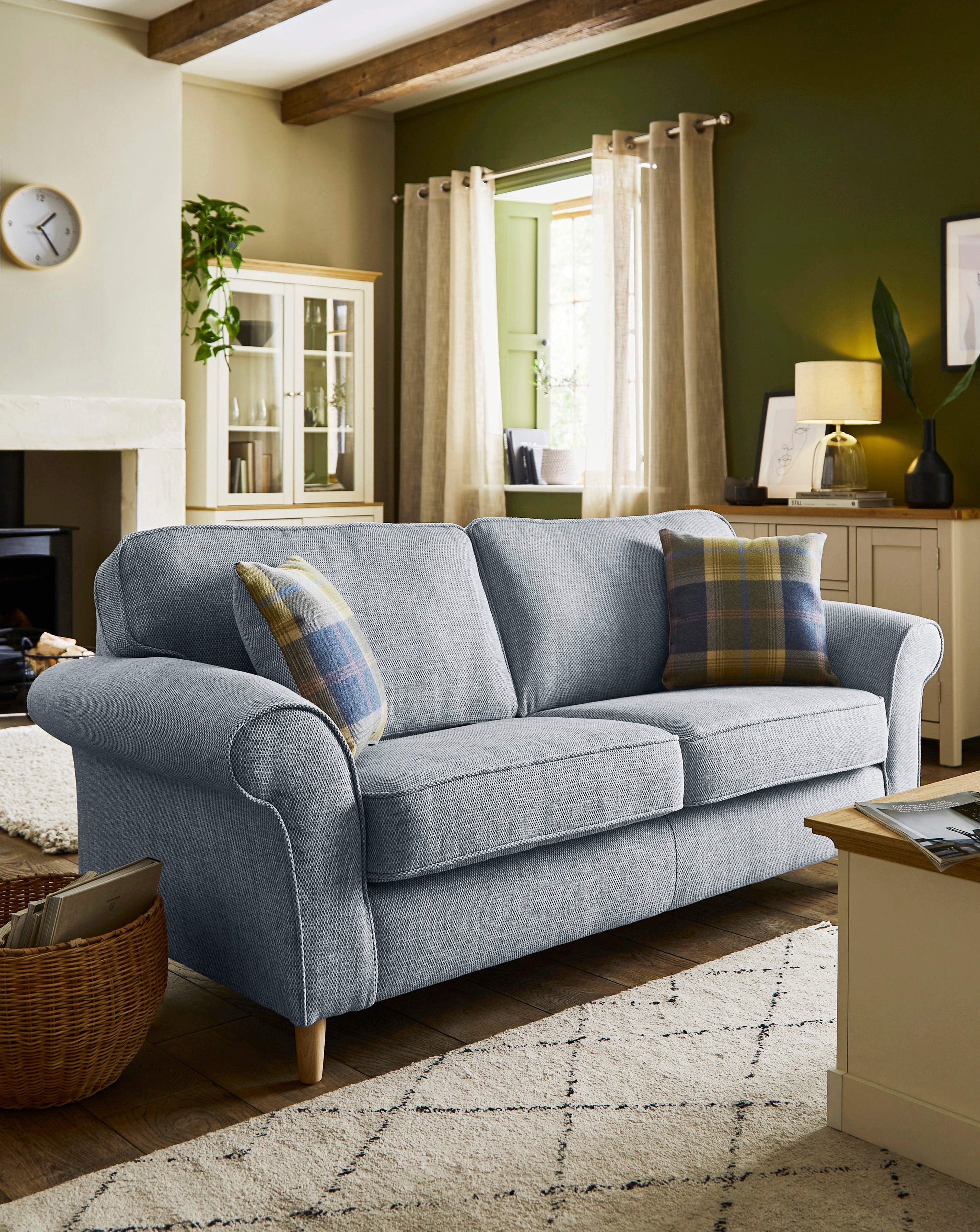 Julipa Chiltern Fabric 3 Seater Sofa