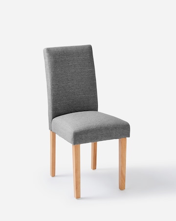 Julipa Ashford Dining Table with 4 Ava Fabric Chairs