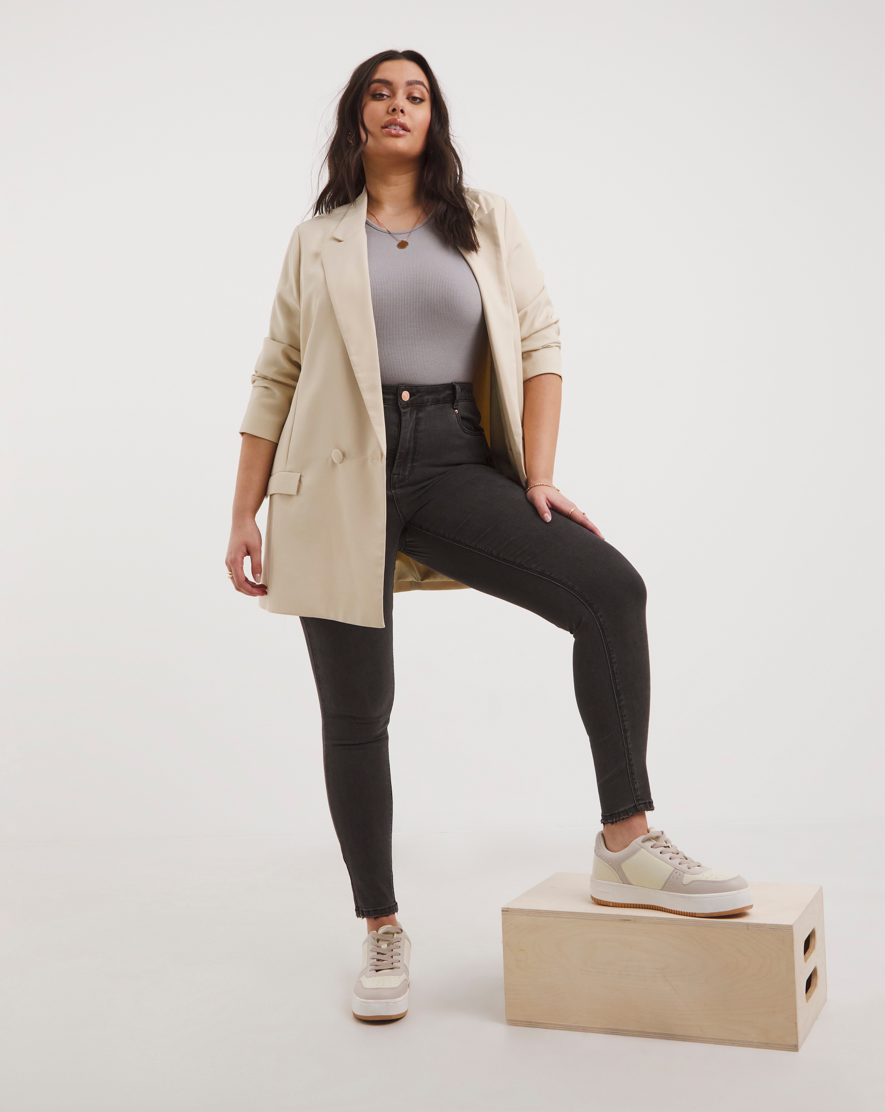 Simply Be High Waist Skinny Jeans