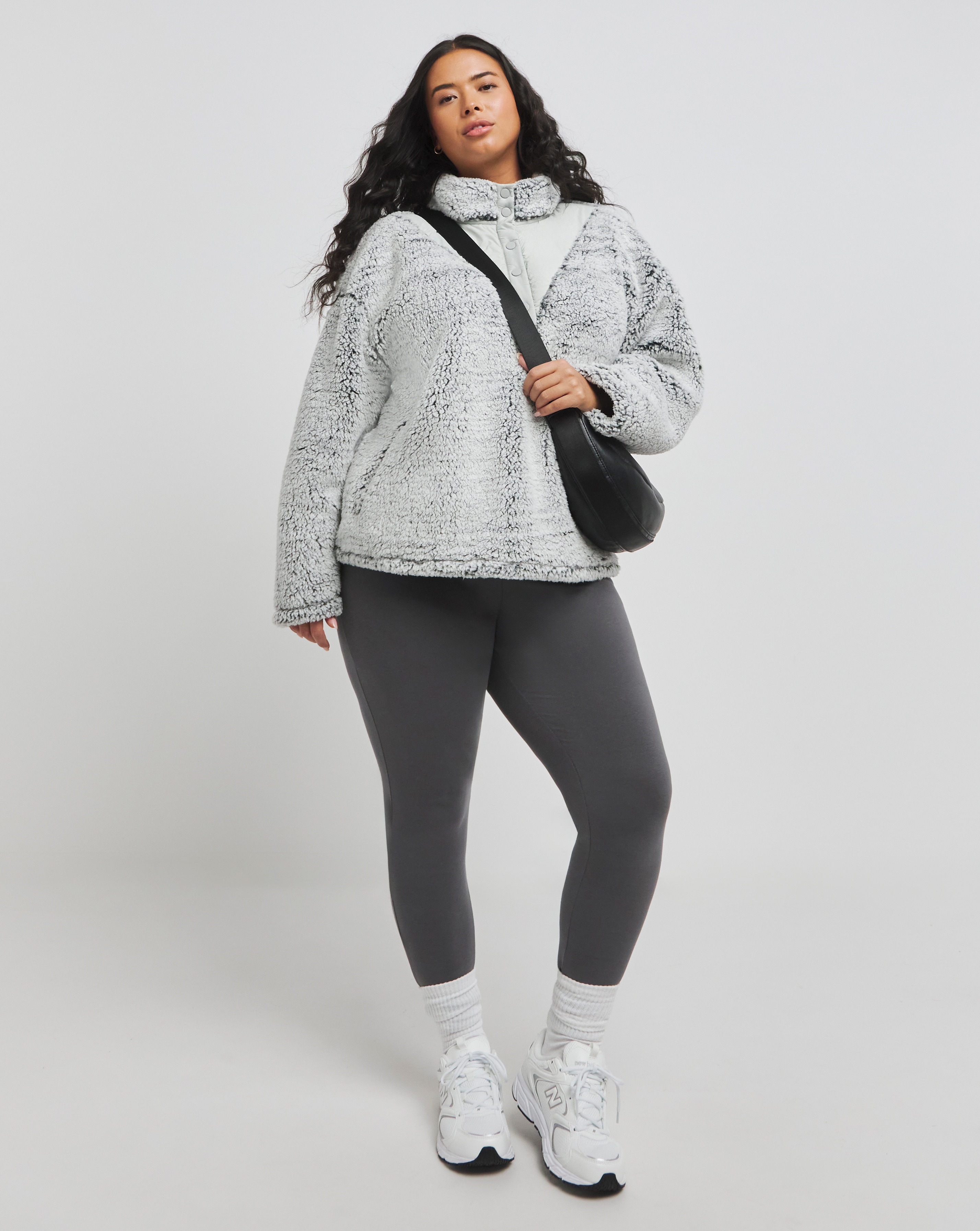 Teddy High Neck Sweatshirt