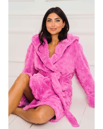 Jim Jam The Label Fleece Star Dressing Gown