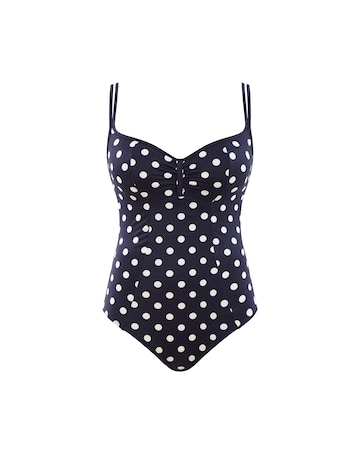 Panache Anya Riva Wired Swimsuit Navy Spot