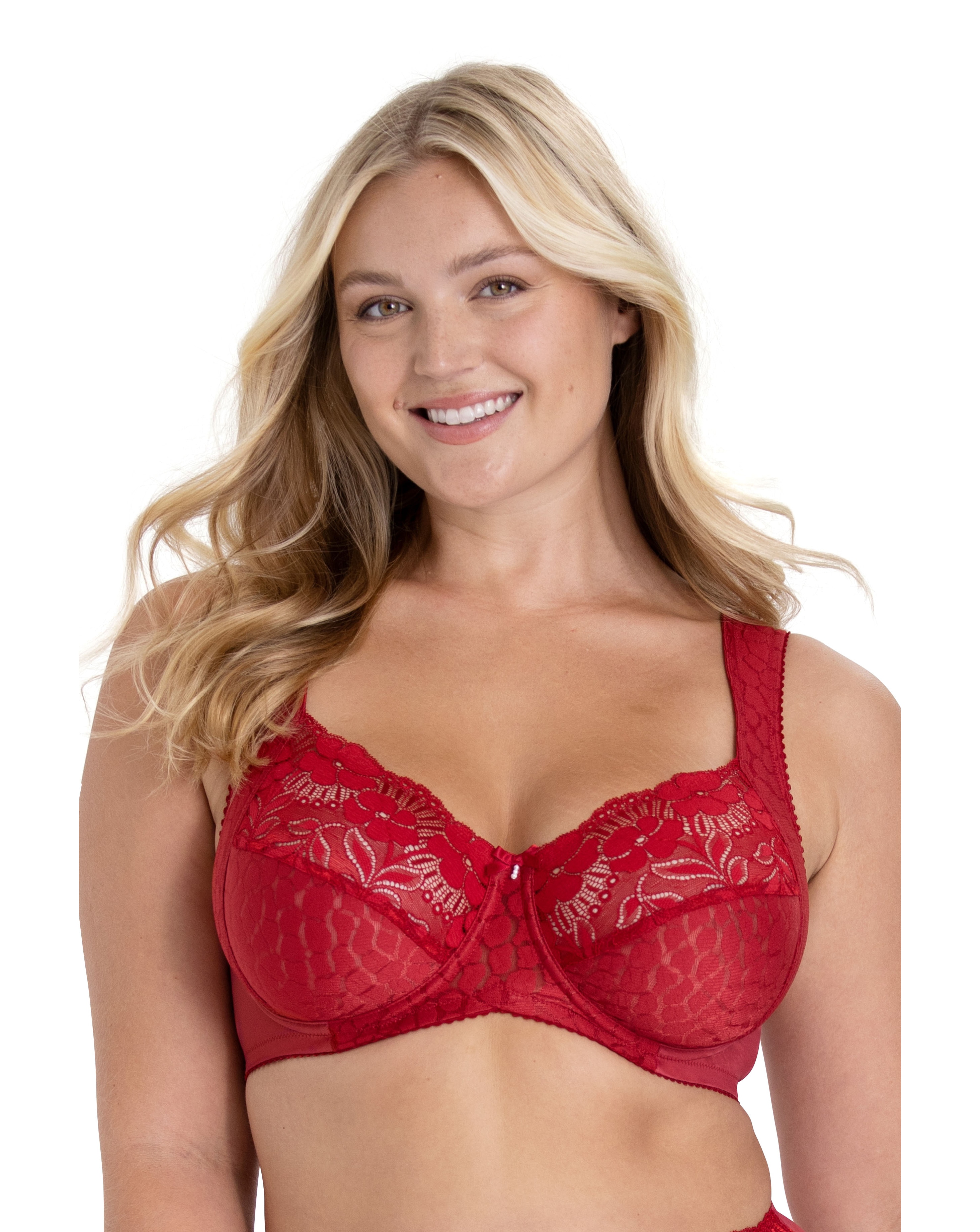 Miss Mary of Sweden Jacquard & Lace Underwired Bra