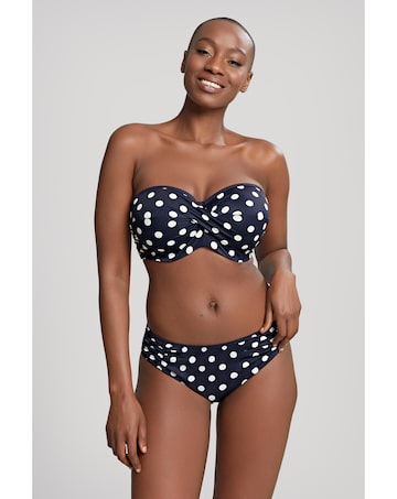 Panache Anya Riva Navy Spot Bikini Pant