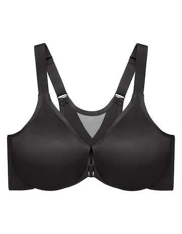 Glamorise Plus Size WonderWire Posture Back Front-Fastening Bra 9265