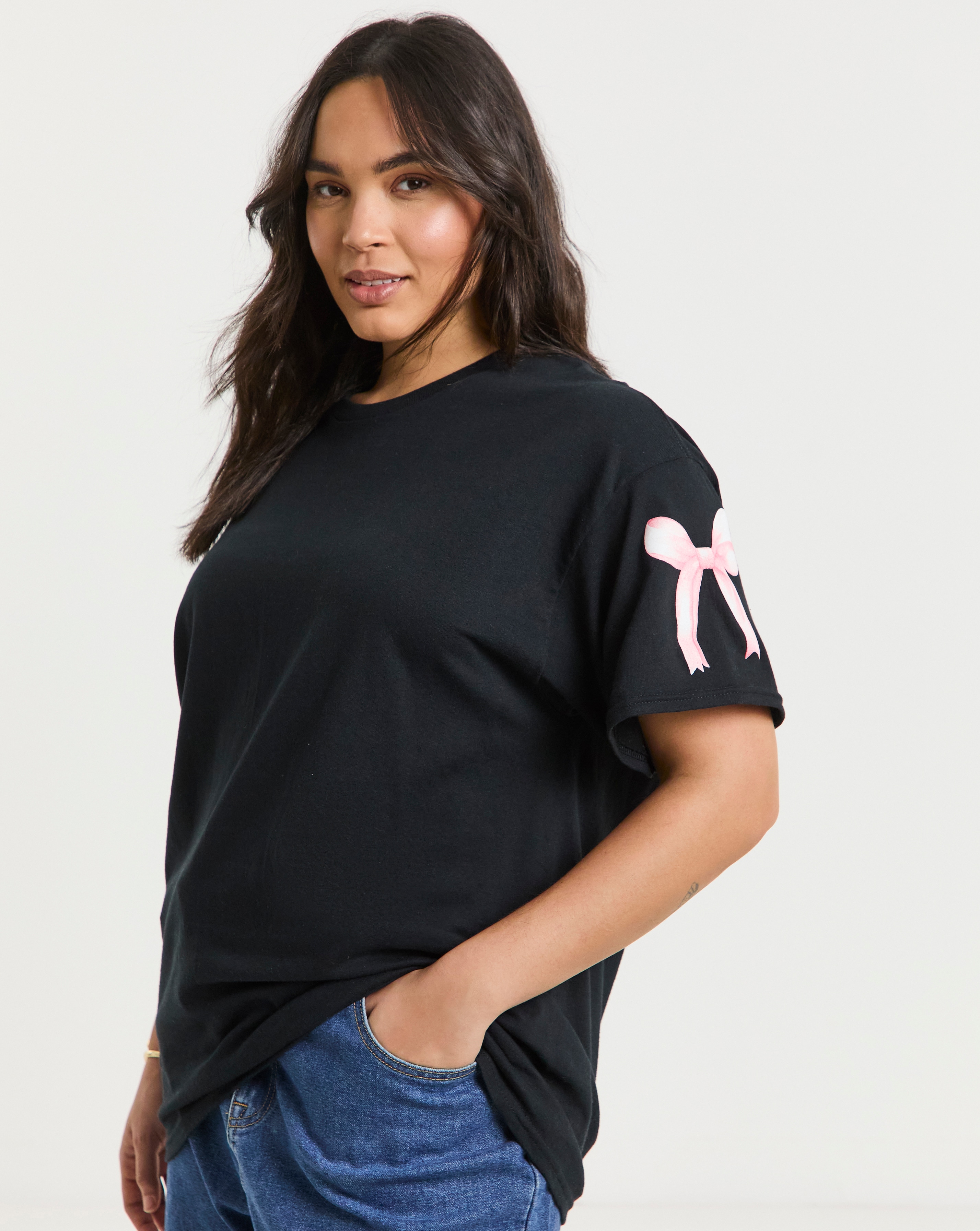Bow Sleeve T-Shirt