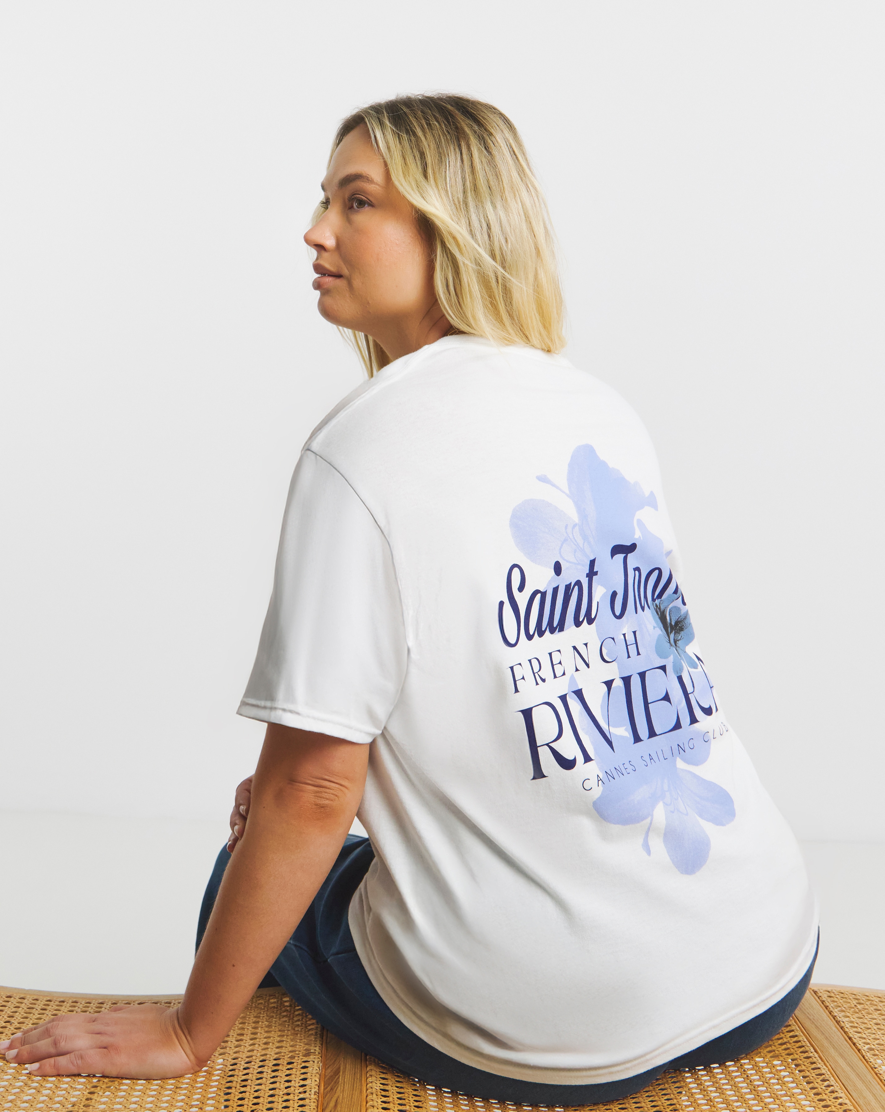 Saint Tropez Back Graphic T-Shirt