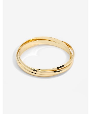 Jon Richard Gold Interlock Bangles