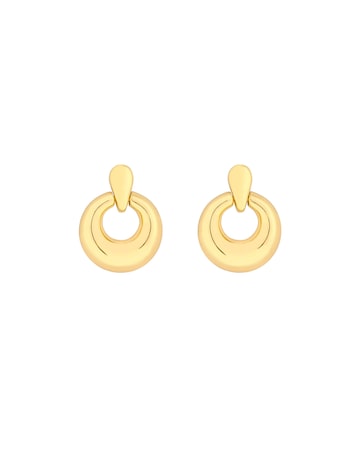 Jon Richard Door Knocker Earrings