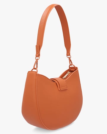 Valentino Bags Dejavu Orange Curved Shoulder Bag