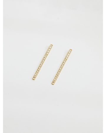 Inicio CZ Linear Earrings - Gift Pouch