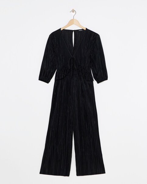 Plisse Culotte Jumpsuit
