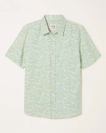 FatFace Leaf Print Shirt (Regular & Tall) - Mint Green