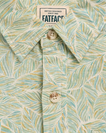 FatFace Leaf Print Shirt (Regular & Tall) - Mint Green