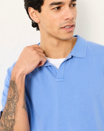 FatFace Ashton Plain Polo (Regular & Tall) - Blue