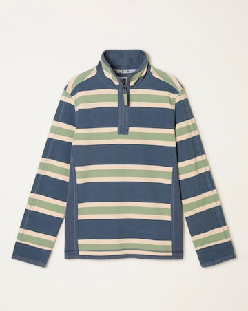 FatFace All Over Stripe Airlie Sweatshirt (Regular & Tall) - Blue Multi