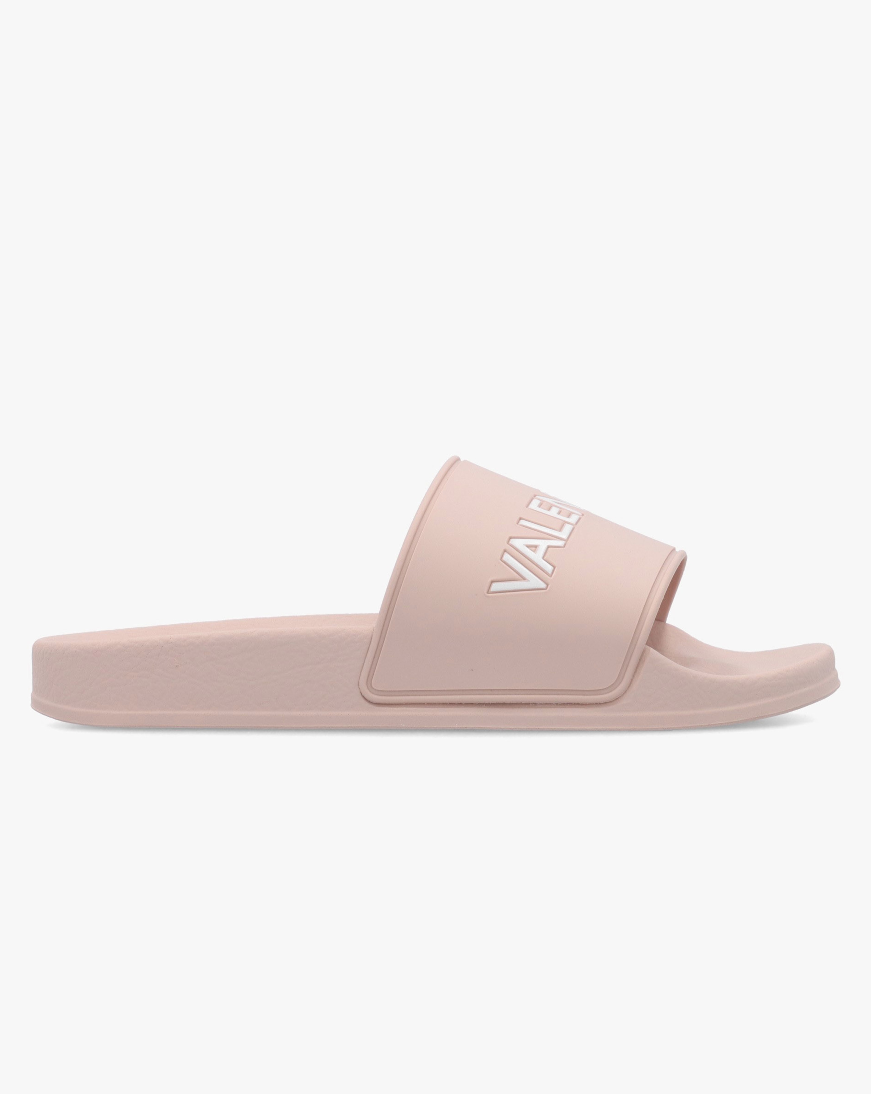 Valentino Bags Giada Pink Logo Sliders