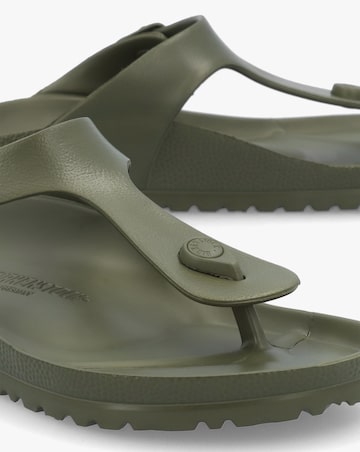 Birkenstock Gizeh EVA Khaki Toe Post Sandals Standard Fit