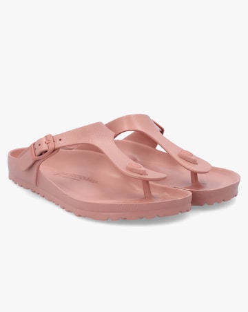 Birkenstock Gizeh EVA Pink Clay Toe Post Sandals Standard Fit