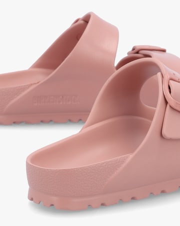 Birkenstock Arizona EVA Pink Clay Two Bar Mules Narrow Width
