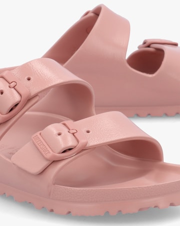 Birkenstock Arizona EVA Pink Clay Two Bar Mules Narrow Width