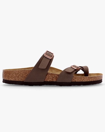 Birkenstock Mayari Mocca Birko-Flor Thong Sandals Narrow Fit
