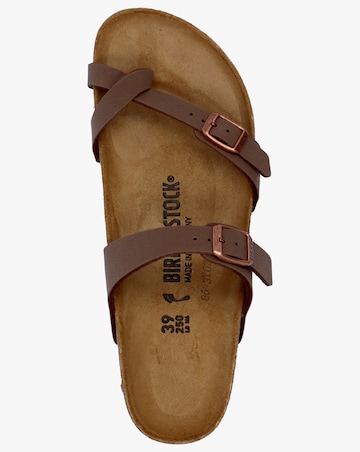 Birkenstock Mayari Mocca Birko-Flor Thong Sandals Narrow Fit