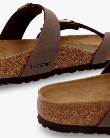 Birkenstock Mayari Mocca Birko-Flor Thong Sandals Narrow Fit