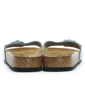 Birkenstock Madrid Silver Birko Flor Mules Narrow Width