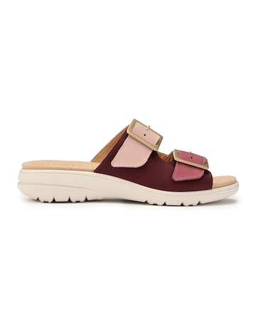 Hotter Sunny Wide Fit Nubuck Sandal