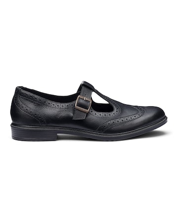 Hotter Lumen Wide Fit T-Bar Shoe