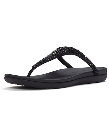 Fitflop Solay Mixed-Crystal Toe Post Sandal