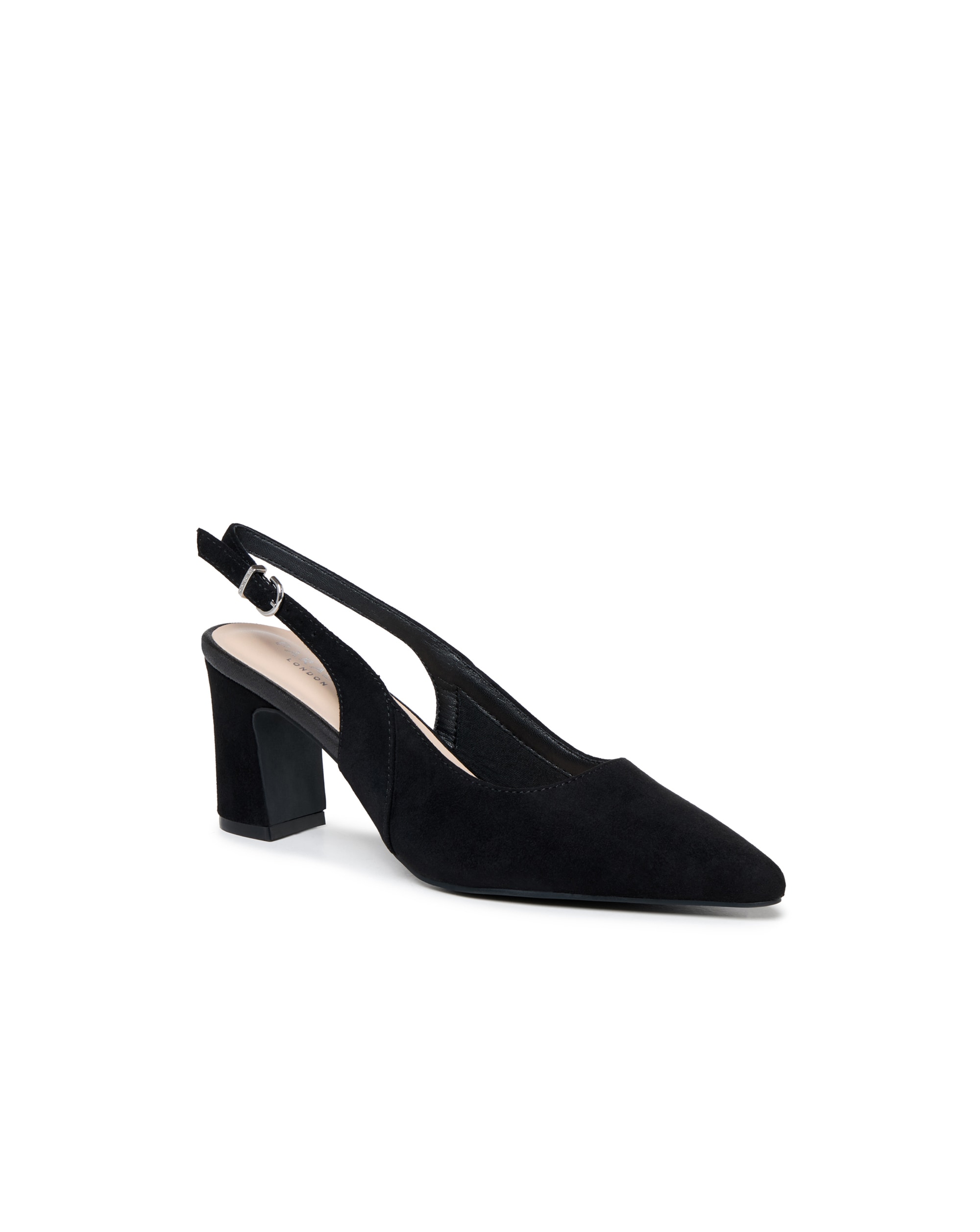 Paradox London Giana Wide E Fit  Slingback Shoes