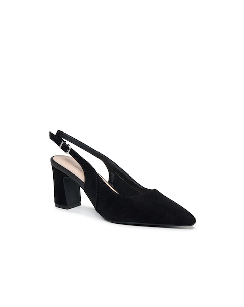 Paradox London Giana Wide E Fit  Slingback Shoes