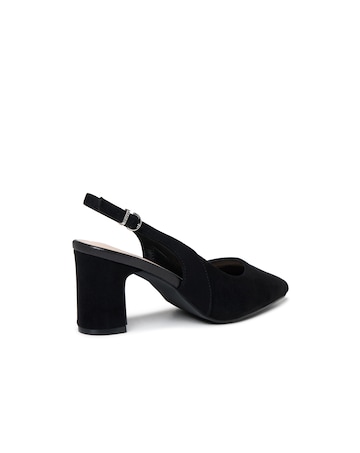 Paradox London Giana Wide E Fit Slingback Shoes