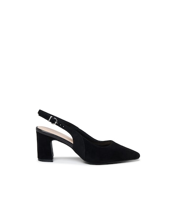 Paradox London Giana Wide E Fit Slingback Shoes