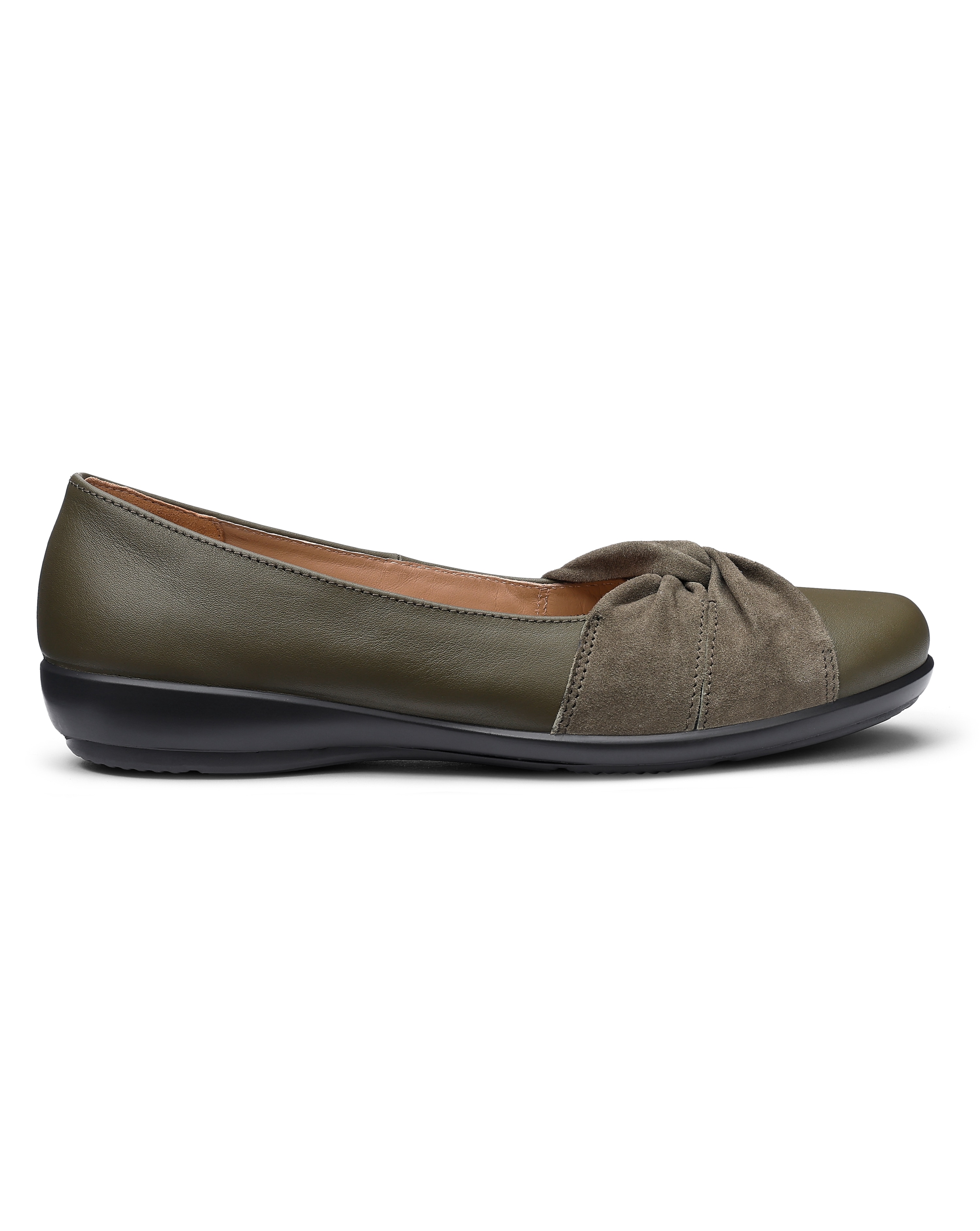 Hotter Lark Wide Fit Ballerina Pump