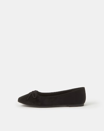 Accessorize Faux Suede Ballet Flats