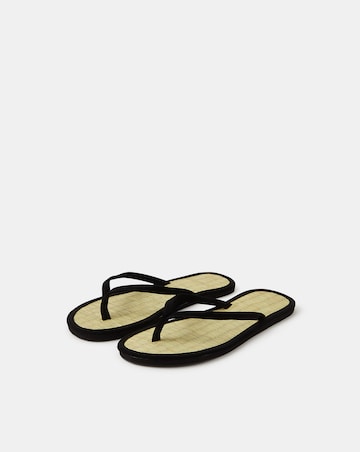 Accessorize Plain Seagrass Flip Flops