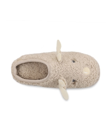totes Womens Novelty Reindeer Mule Slippers