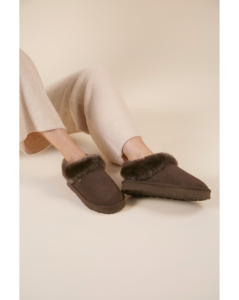 New In - Just Sheepskin Womens Full Back Slippers
