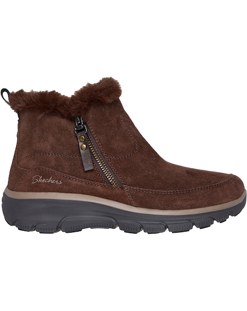 New In - Skechers Easy Going Cool Zip Ankle Boots