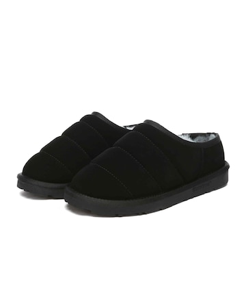 EVERAU Jaeger Low Ankle Slippers in Black