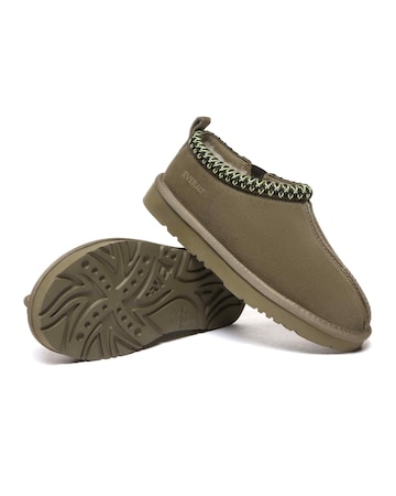 EVERAU Wigeon Boho Slippers in Olive