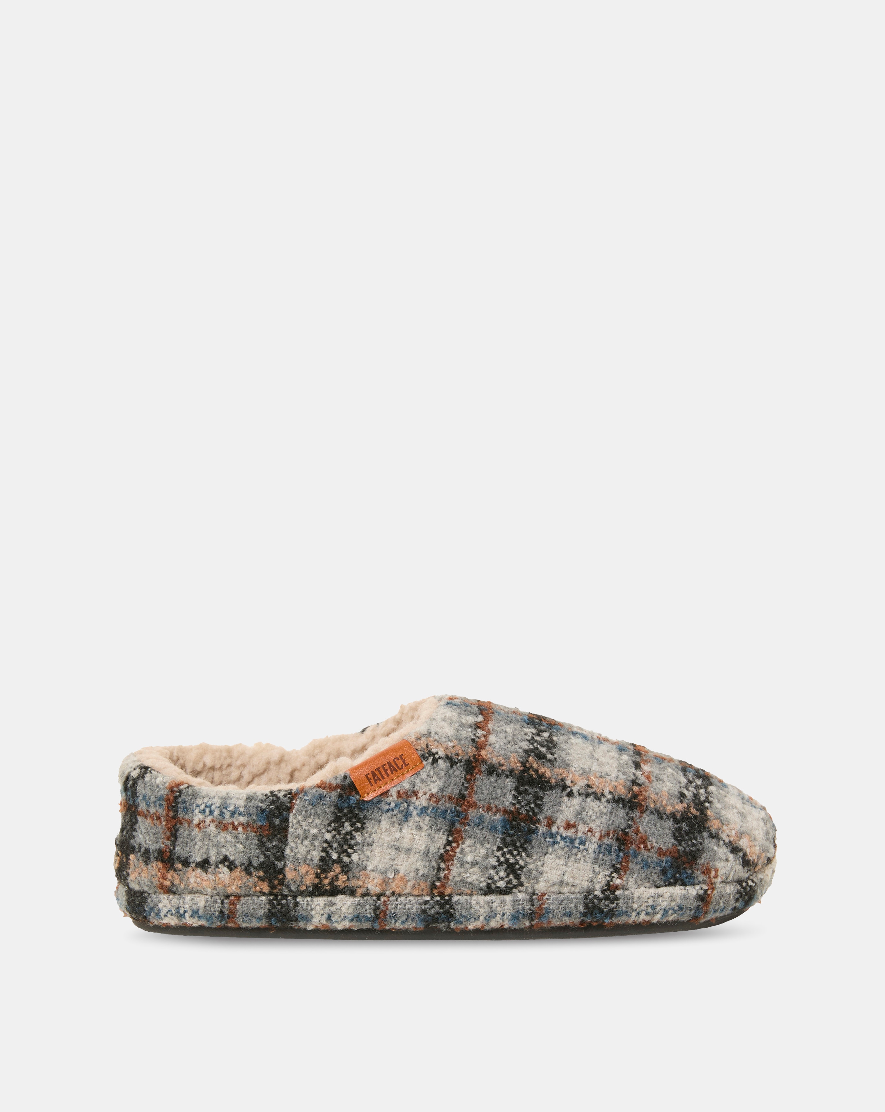 FatFace Arthur Mule Slipper - Grey