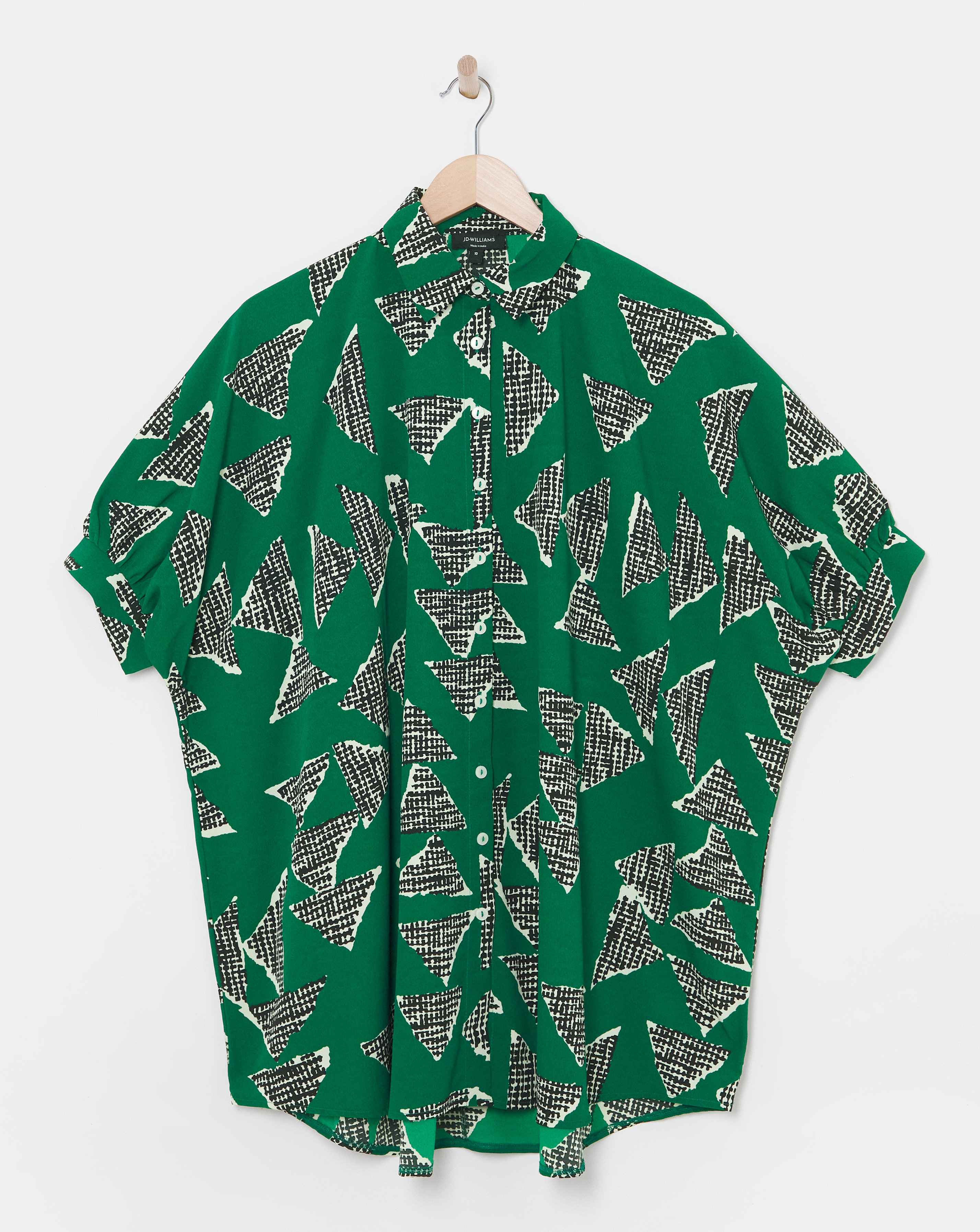 Printed Oversized Blouse